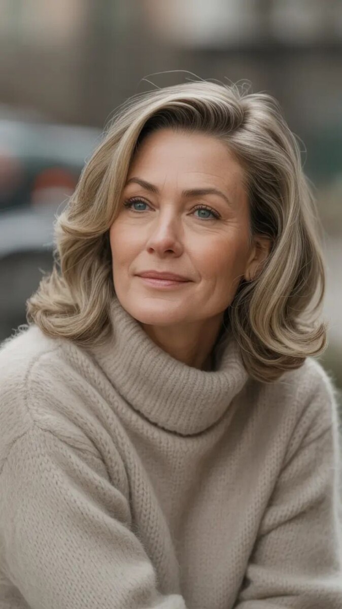 Coiffure moderne femme 60 ans