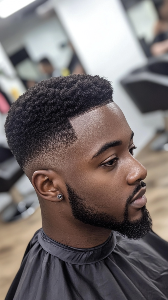 Coupe afro homme tendance