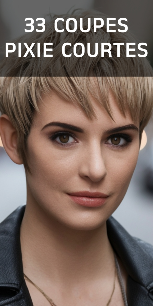 Coupe courte femme moderne