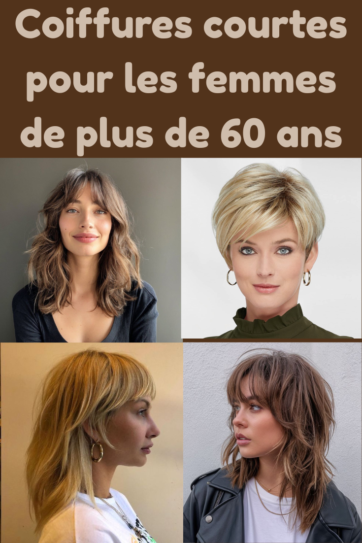 Coiffure rajeunissante femme 60 ans