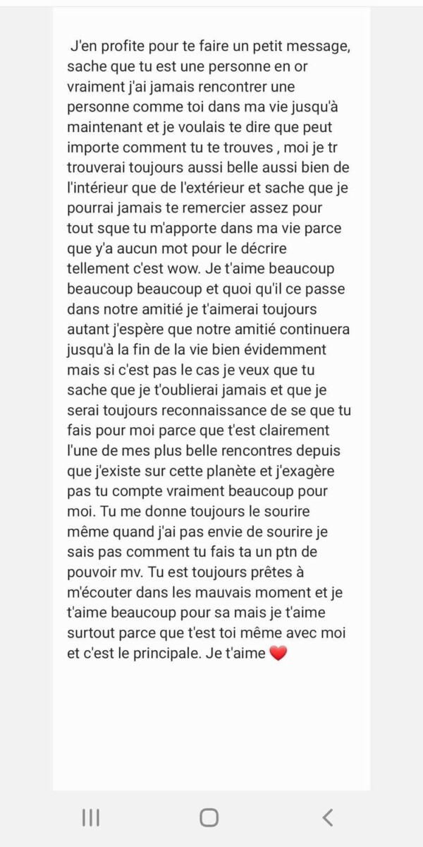Message de mon ex psychologie