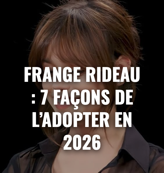 Carré frange rideau inspiration