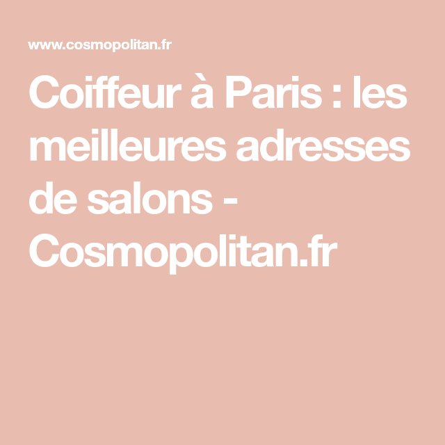 Lookbook coiffure homme