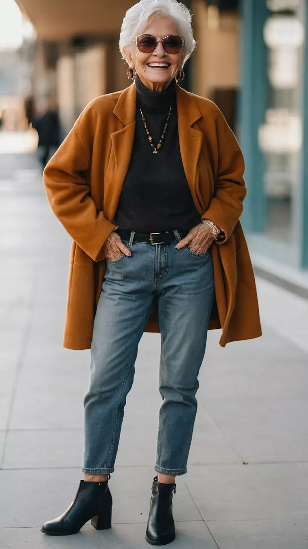 Style éclatant femme 60 ans
