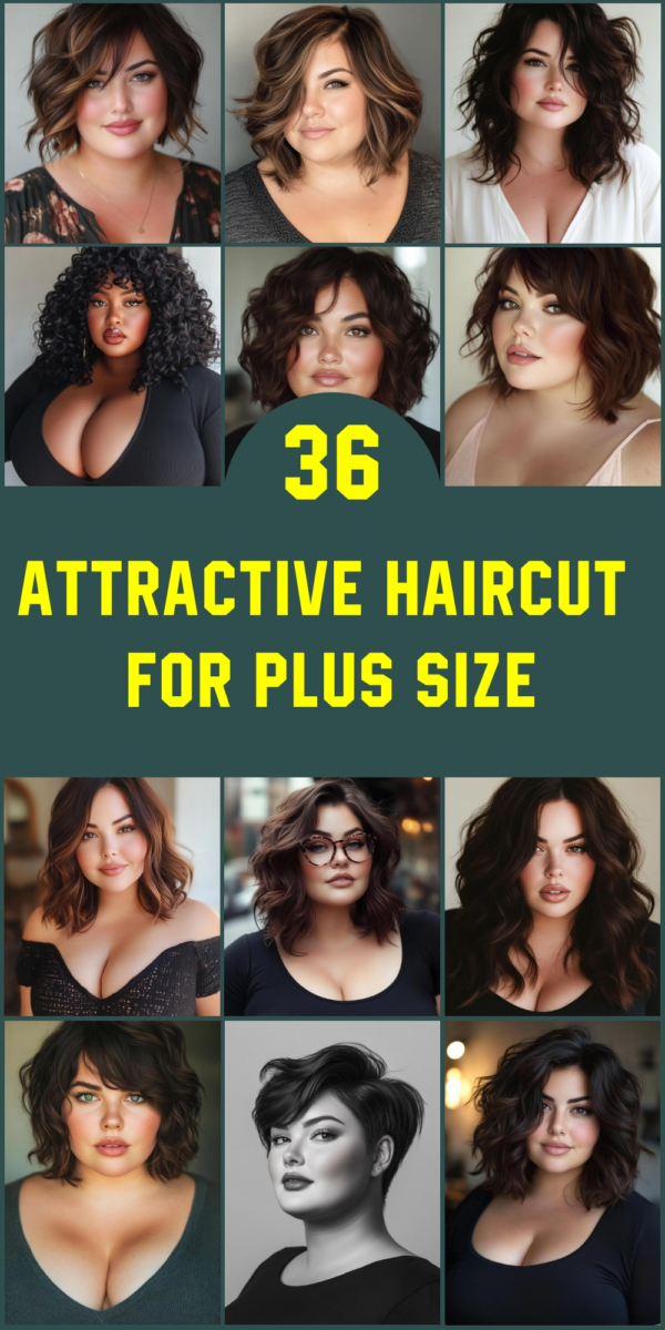 Coiffure visage rond femme