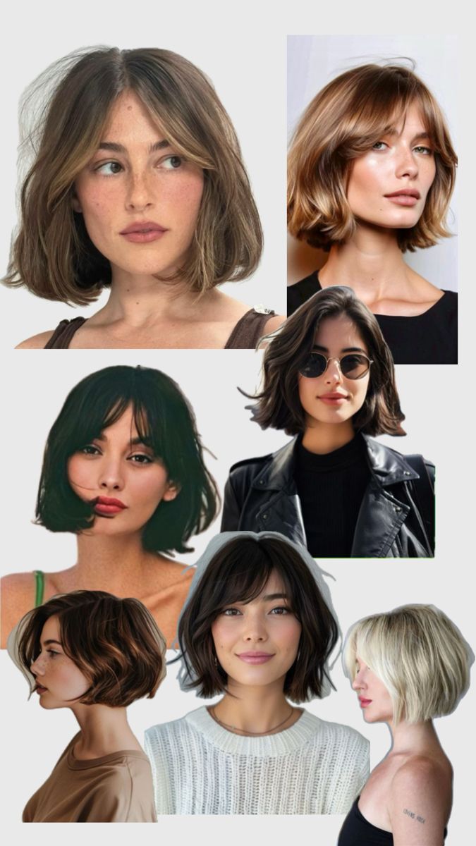 Carré tendance frange rideau