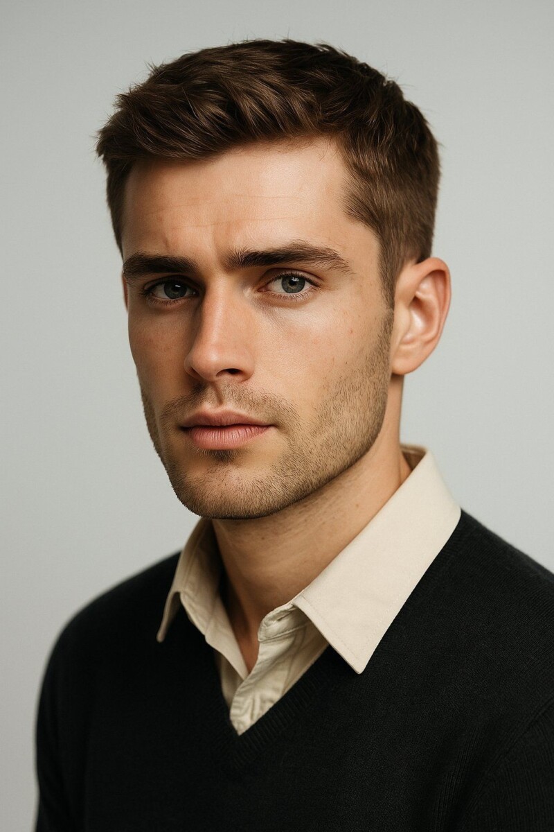 Coupe homme courte classique