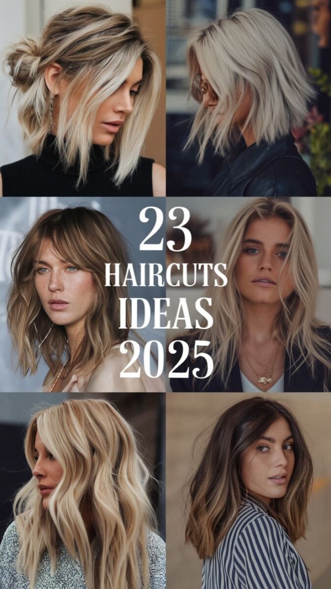 Idée coiffure mi-longue 2025