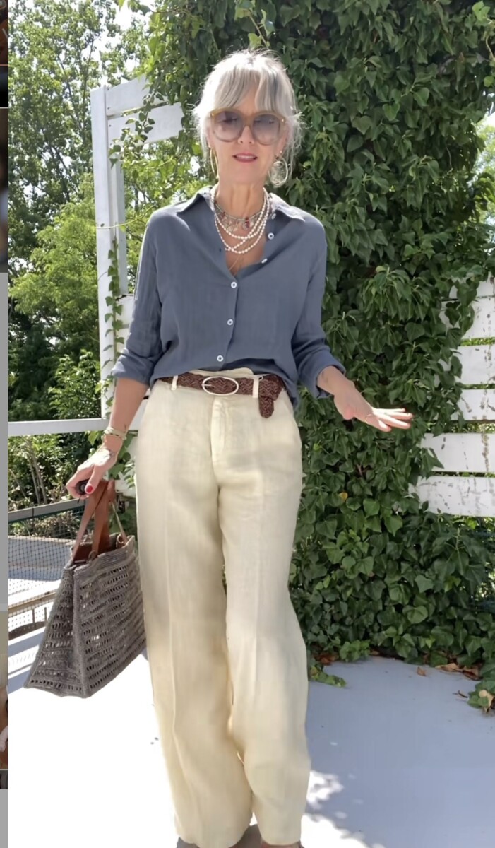 Style éclatant femme 60 ans
