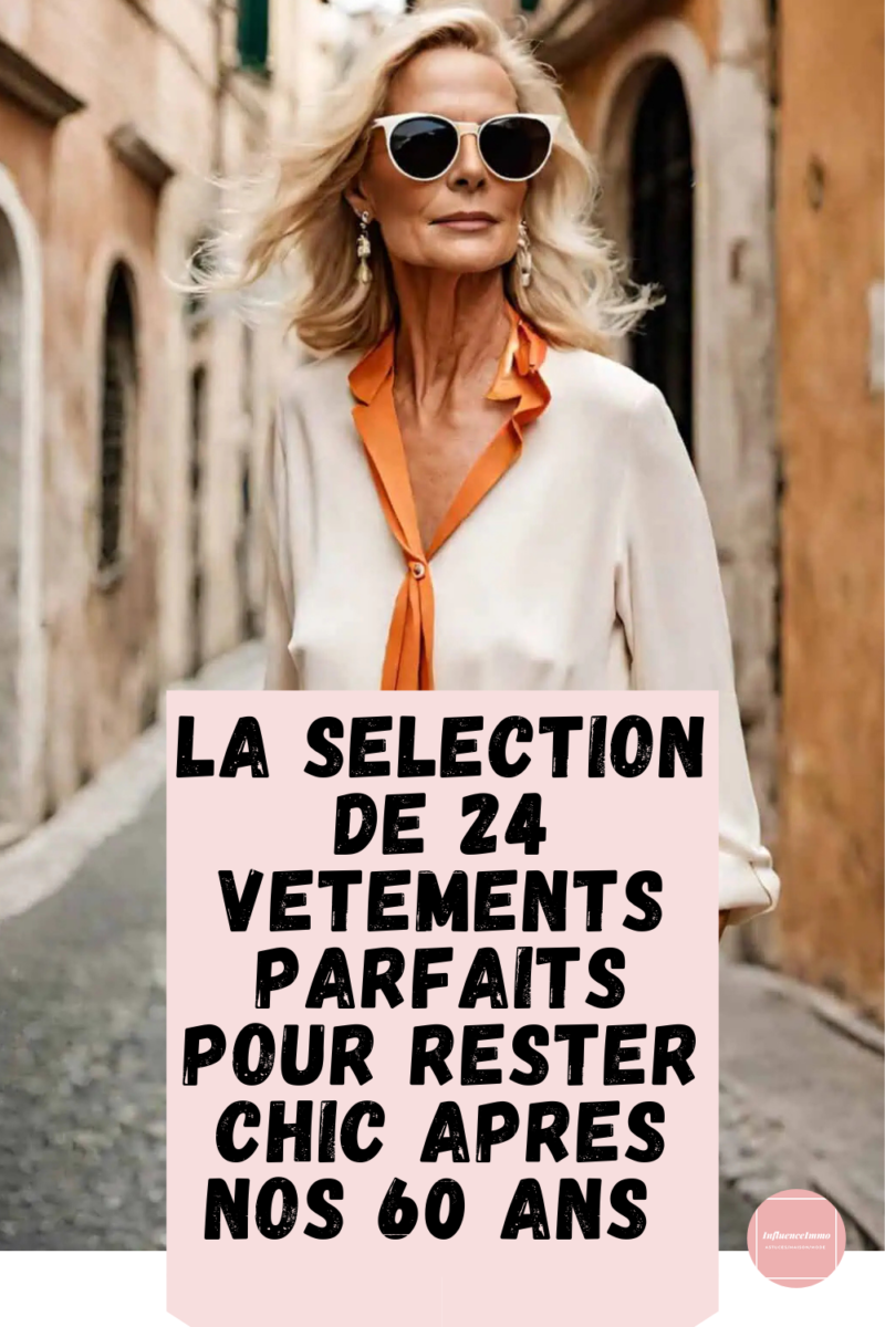 Style éclatant femme 60 ans