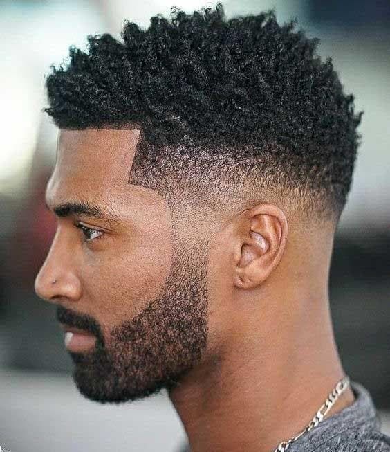Coupe afro homme tendance