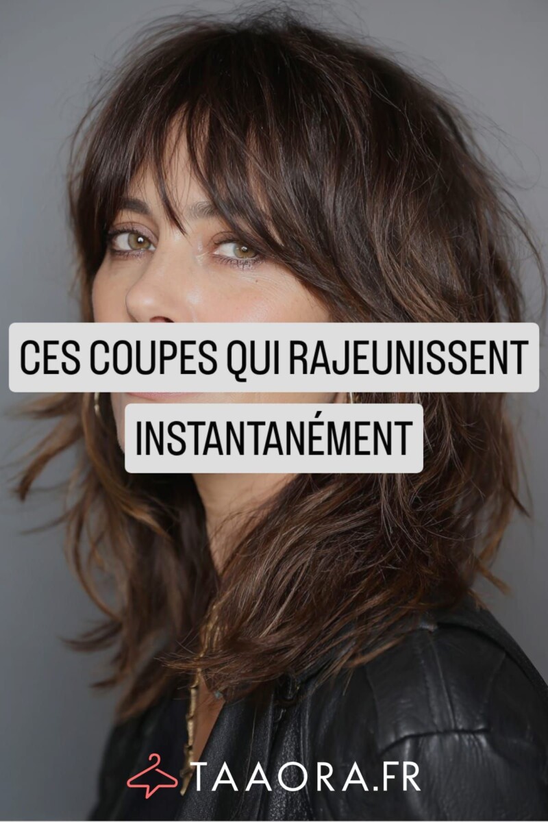 Coiffure rajeunissante 60 ans