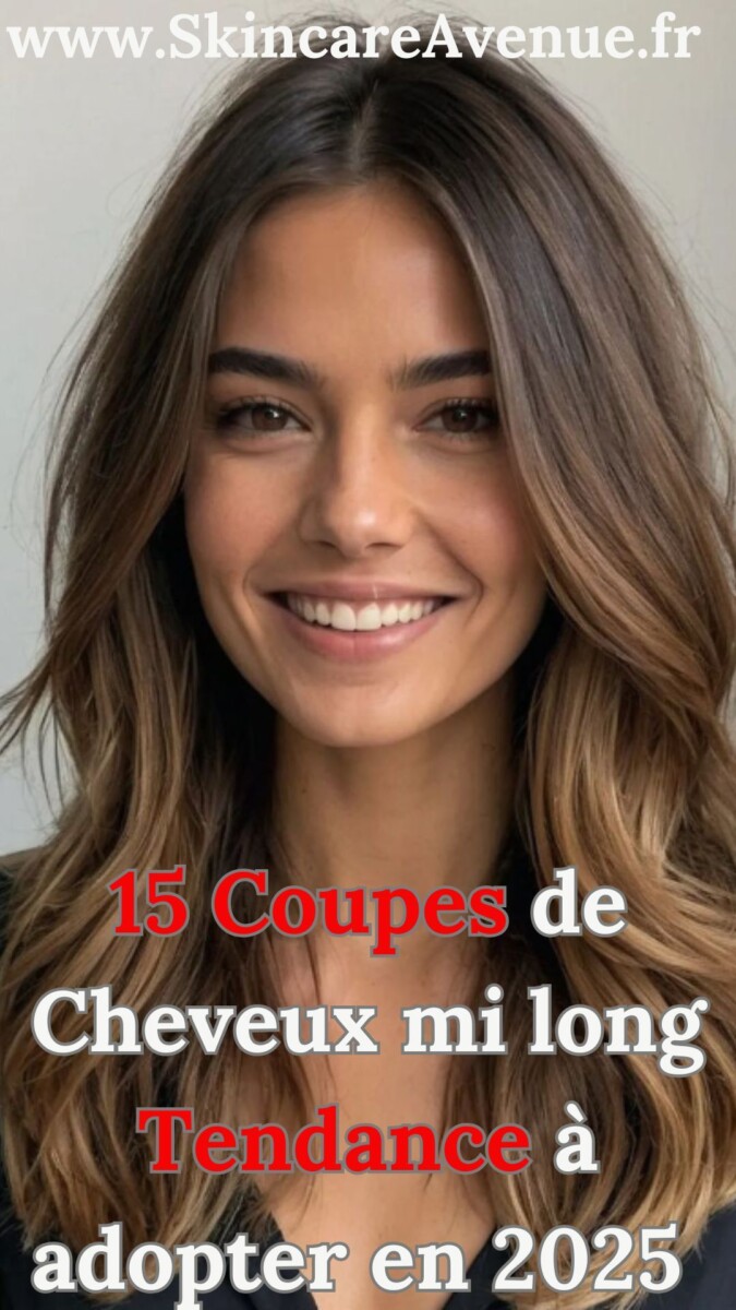 Idée coiffure mi-longue 2025