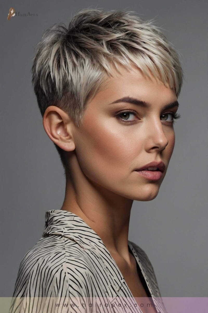 Coupe courte femme moderne