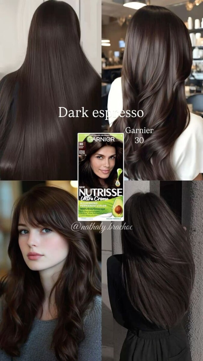 Cheveux brun cendré reflets