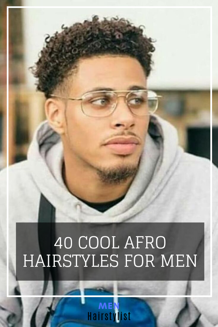 Coupe afro homme tendance