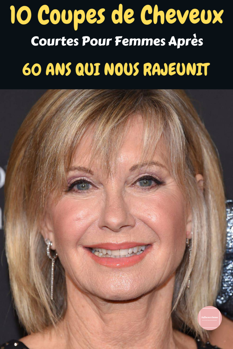 Coiffure rajeunissante 60 ans