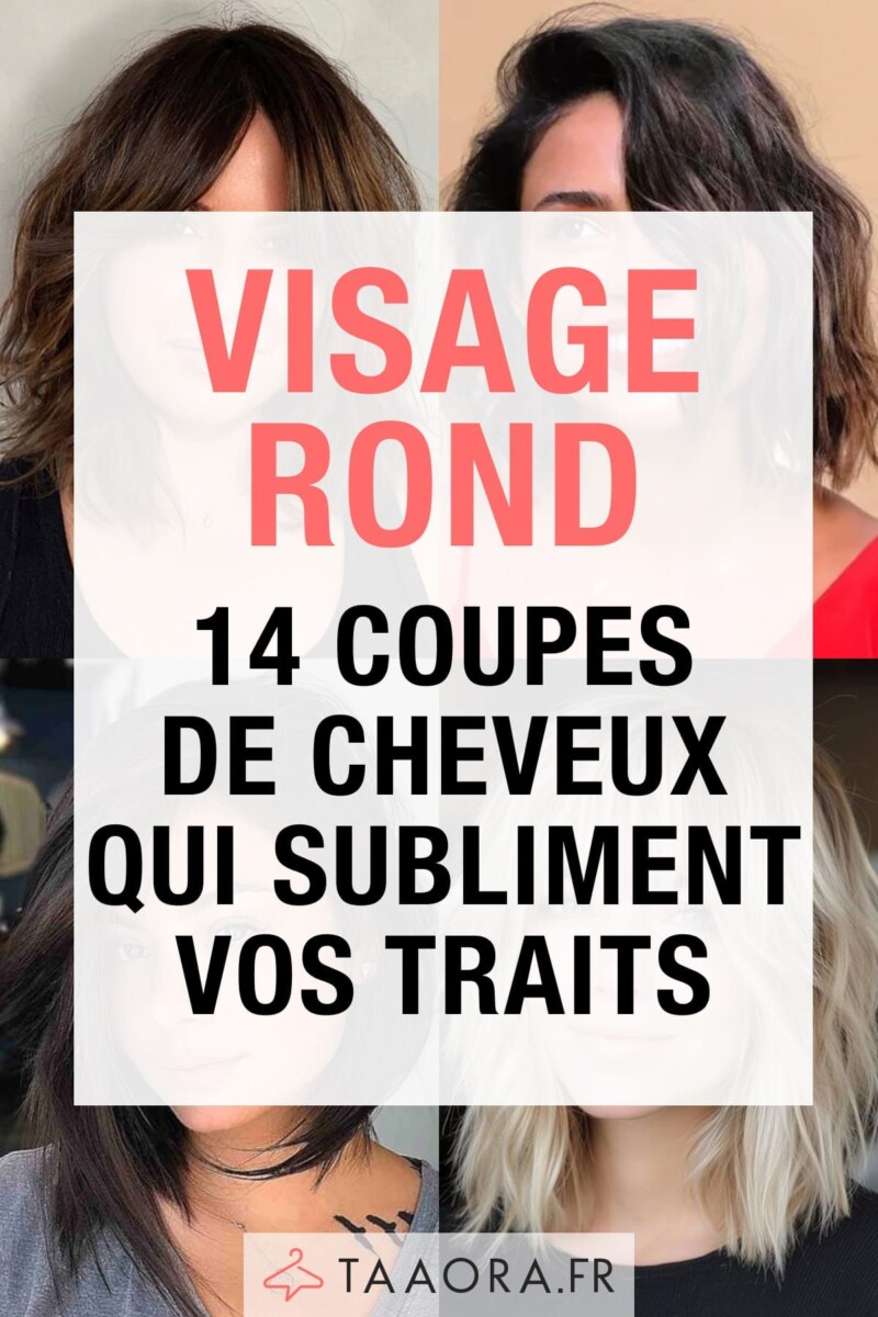 Coiffure visage rond femme
