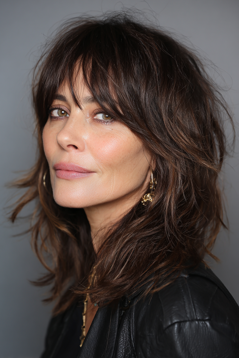 Coiffure mi-longue femme 2025